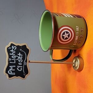 Marvel Captain America Metal Mug Army Green